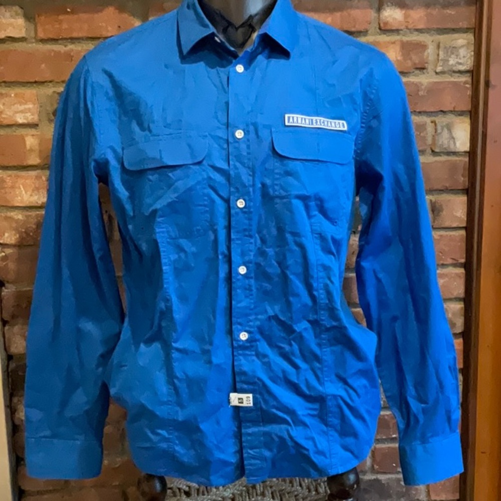 Armani Exchange large dress down long sleeve